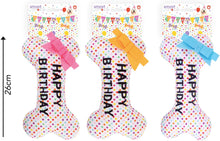 Load image into Gallery viewer, Birthday Squeaky Bone Toy