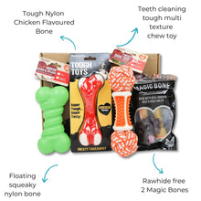 Load image into Gallery viewer, TOUGH CHEWER - 5 item Dog Gift Box